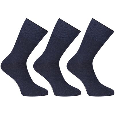 3PACK ponožky Nedeto vysoké medic modré (3PMV002) L 3PACK ponožky Nedeto vysoké medic modré (3PMV002) L