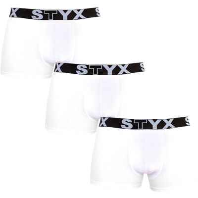 3PACK pánske boxerky Styx športová guma nadrozmer biele (R10616161) 4XL, trenky 3PACK pánske boxerky Styx športová guma nadrozmer biele (R10616161) 4XL, trenky