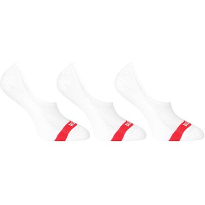3PACK ponožky HUGO nízke biele (50514916 100) L 3PACK ponožky HUGO nízke biele (50514916 100) L