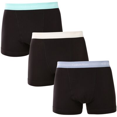 3PACK pánske boxerky Calvin Klein čierné (U2662G-VXA) XL, trenky 3PACK pánske boxerky Calvin Klein čierné (U2662G-VXA) XL, trenky