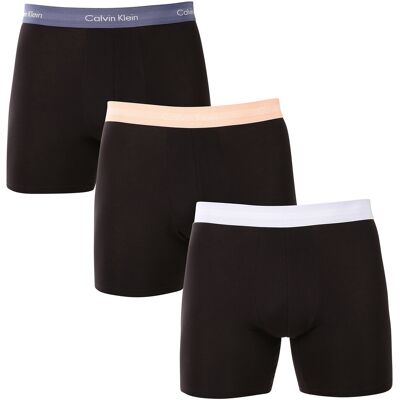3PACK pánske boxerky Calvin Klein čierné (NB1770A-VXQ) M, trenky 3PACK pánske boxerky Calvin Klein čierné (NB1770A-VXQ) M, trenky