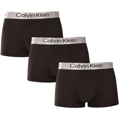 3PACK pánske boxerky Calvin Klein čierne (NB4269-UB1) M, trenky 3PACK pánske boxerky Calvin Klein čierne (NB4269-UB1) M, trenky
