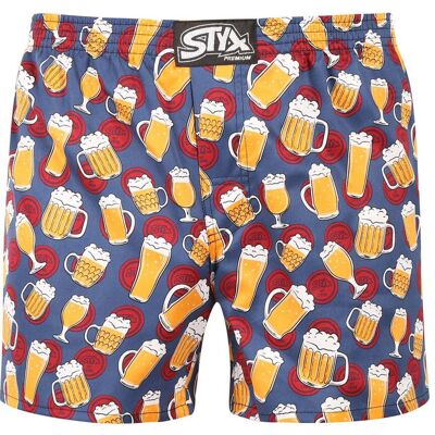 Pánske trenky Styx premium art klasická guma pivo (AP1855) S, trenírky Pánske trenky Styx premium art klasická guma pivo (AP1855) S, trenírky