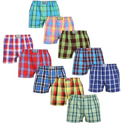 10PACK pánske trenky Styx klasická guma viacfarebné (10A110110) S, trenírky 10PACK pánske trenky Styx klasická guma viacfarebné (10A110110) S, trenírky