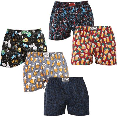 5PACK pánske trenky Styx art klasická guma viacfarebné (5A1378145) S, trenírky 5PACK pánske trenky Styx art klasická guma viacfarebné (5A1378145) S, trenírky