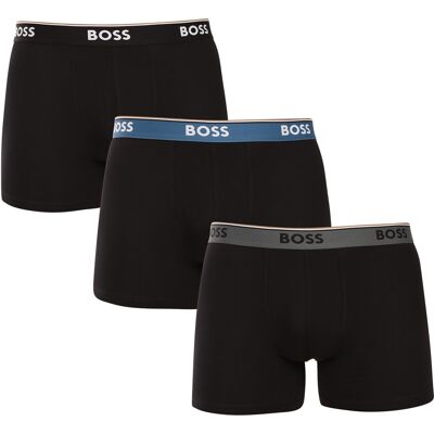 3PACK pánske boxerky BOSS čierne (50531691 968) M, trenky 3PACK pánske boxerky BOSS čierne (50531691 968) M, trenky