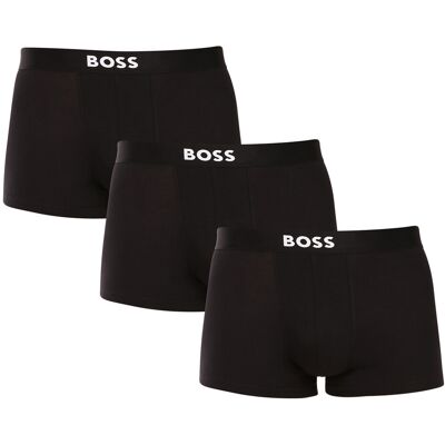 3PACK pánske boxerky BOSS čierne (50549832 979) XXL, trenky 3PACK pánske boxerky BOSS čierne (50549832 979) XXL, trenky