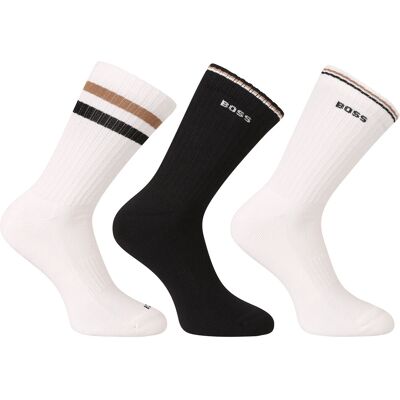 3PACK ponožky BOSS viacfarebné (50547843 960) M 3PACK ponožky BOSS viacfarebné (50547843 960) M