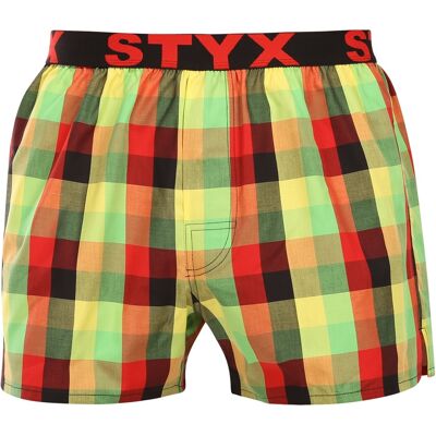 Pánske trenky Styx športová guma viacfarebné (B1104) S, trenírky Pánske trenky Styx športová guma viacfarebné (B1104) S, trenírky