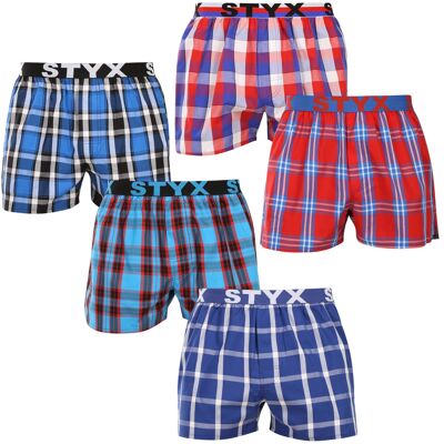 5PACK pánske trenky Styx športová guma viacfarebné (5B110610) S, trenírky 5PACK pánske trenky Styx športová guma viacfarebné (5B110610) S, trenírky