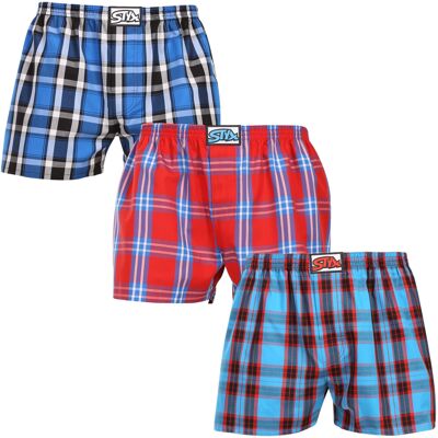 3PACK pánske trenky Styx klasická guma nadrozmer viacfarebné (3E110810) 4XL, trenírky 3PACK pánske trenky Styx klasická guma nadrozmer viacfarebné (3E110810) 4XL, trenírky