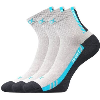 3PACK ponožky VoXX sportovné svetlo sivé (Pius) XL 3PACK ponožky VoXX sportovné svetlo sivé (Pius) XL