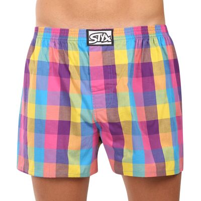 Pánske trenky Styx klasická guma nadrozmer viacfarebné (E0104) 4XL, trenírky Pánske trenky Styx klasická guma nadrozmer viacfarebné (E0104) 4XL, trenírky