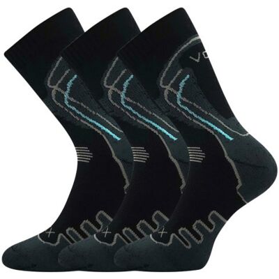 3PACK ponožky VoXX trekingové čierné (Limit) M 3PACK ponožky VoXX trekingové čierné (Limit) M