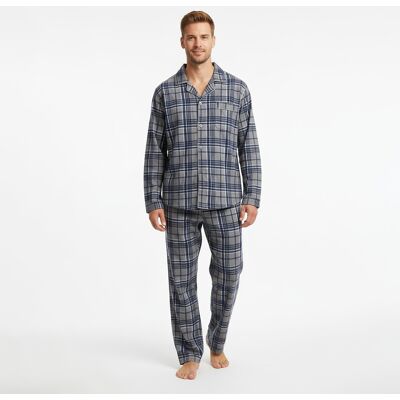Pánske pyžamo Gianvaglia viacfarebné (2502/grey) M Pánske pyžamo Gianvaglia viacfarebné (2502/grey) M