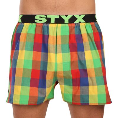Pánske trenky Styx športová guma viacfarebné (B0105) S, trenírky Pánske trenky Styx športová guma viacfarebné (B0105) S, trenírky