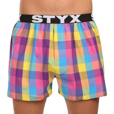 Pánske trenky Styx športová guma viacfarebné (B0104) XXL, trenírky Pánske trenky Styx športová guma viacfarebné (B0104) XXL, trenírky