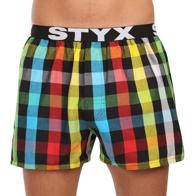 Pánske trenky Styx športová guma viacfarebné (B0106) S, trenírky Pánske trenky Styx športová guma viacfarebné (B0106) S, trenírky