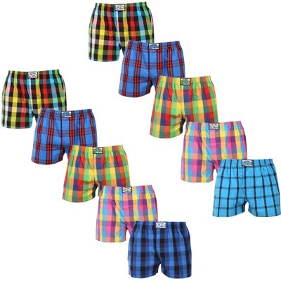 10PACK pánske trenky Styx klasická guma viacfarebné (10A0106) L, trenírky 10PACK pánske trenky Styx klasická guma viacfarebné (10A0106) L, trenírky