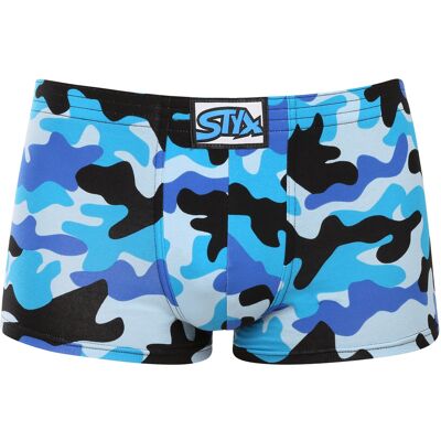 Pánske boxerky Styx art klasická guma maskáč modrý (Q1850) S, trenky Pánske boxerky Styx art klasická guma maskáč modrý (Q1850) S, trenky