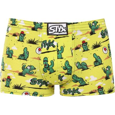 Pánske boxerky Styx art klasická guma kaktusy (Q1351) S, trenky Pánske boxerky Styx art klasická guma kaktusy (Q1351) S, trenky