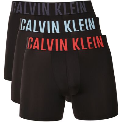 3PACK pánske boxerky Calvin Klein čierne (NB3612A-4W8) M, trenky 3PACK pánske boxerky Calvin Klein čierne (NB3612A-4W8) M, trenky