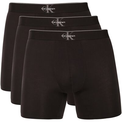 3PACK pánske boxerky Calvin Klein čierné (NB4473-UB1) 4XL, trenky 3PACK pánske boxerky Calvin Klein čierné (NB4473-UB1) 4XL, trenky