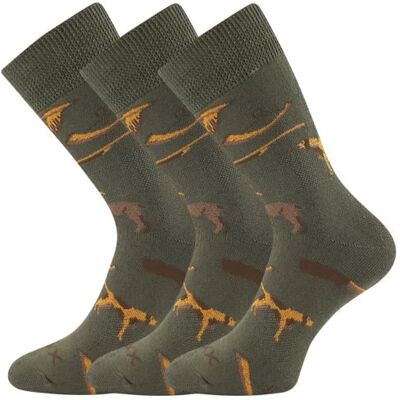 3PACK ponožky VoXX poľovnické zelené (Lovix 01) M 3PACK ponožky VoXX poľovnické zelené (Lovix 01) M