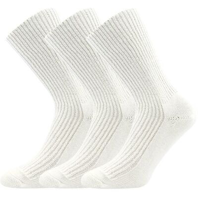 3PACK ponožky Boma vlnené silné bielé (Říp) M 3PACK ponožky Boma vlnené silné bielé (Říp) M