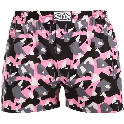Pánske trenky Styx art klasická guma maskáč hranatý (A1950) XL, trenírky Pánske trenky Styx art klasická guma maskáč hranatý (A1950) XL, trenírky