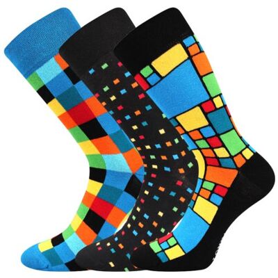 3PACK ponožky Lonka viacfarebné (Dikarus-mix B) XL 3PACK ponožky Lonka viacfarebné (Dikarus-mix B) XL
