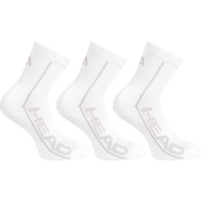 3PACK ponožky HEAD biele (791010001 006) S 3PACK ponožky HEAD biele (791010001 006) S