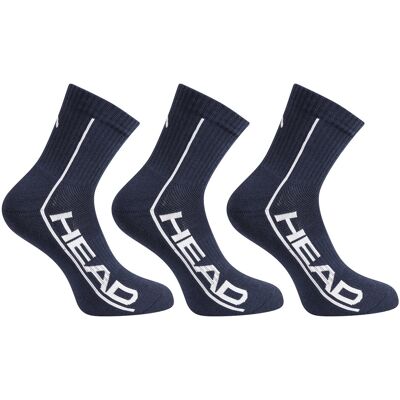 3PACK ponožky HEAD modré (791010001 007) L 3PACK ponožky HEAD modré (791010001 007) L