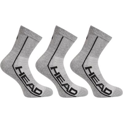 3PACK ponožky HEAD sivé (791010001 011) M 3PACK ponožky HEAD sivé (791010001 011) M
