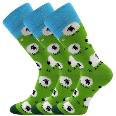 3PACK veselé ponožky Lonka Ovce viacfarebné (Twidor ovce) M 3PACK veselé ponožky Lonka Ovce viacfarebné (Twidor ovce) M