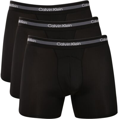 3PACK pánske boxerky Calvin Klein čierne (NB4537-UB1) XXL, trenky 3PACK pánske boxerky Calvin Klein čierne (NB4537-UB1) XXL, trenky