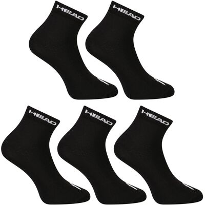 5PACK ponožky HEAD nízke čierne (701232769 001) XS 5PACK ponožky HEAD nízke čierne (701232769 001) XS