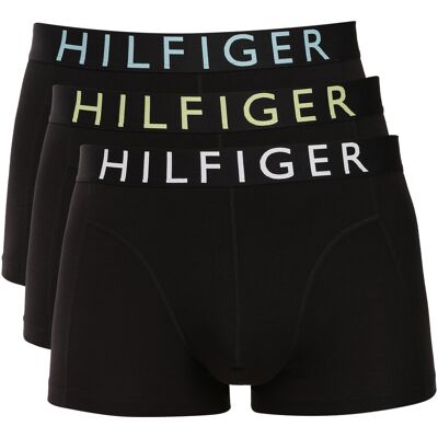 3PACK pánske boxerky Tommy Hilfiger čierné (UM0UM03886 0V6) XL, trenky 3PACK pánske boxerky Tommy Hilfiger čierné (UM0UM03886 0V6) XL, trenky