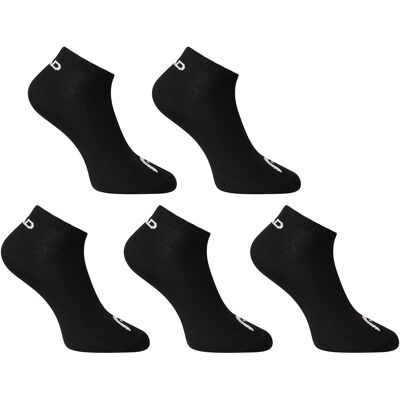 5PACK športové ponožky HEAD nízke čierne (701232768 001) M 5PACK športové ponožky HEAD nízke čierne (701232768 001) M