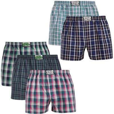 5PACK pánske trenky Styx klasická guma viacfarebné (5A3078901) XXL, trenírky 5PACK pánske trenky Styx klasická guma viacfarebné (5A3078901) XXL, trenírky