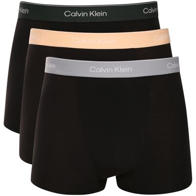 3PACK pánske boxerky Calvin Klein čierne (NB4286-3ZK) 4XL, trenky 3PACK pánske boxerky Calvin Klein čierne (NB4286-3ZK) 4XL, trenky