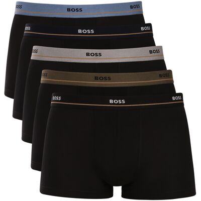 5PACK pánske boxerky BOSS čierne (50531660 003) L, trenky 5PACK pánske boxerky BOSS čierne (50531660 003) L, trenky