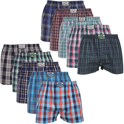 10PACK pánske trenky Styx klasická guma viacfarebné (10A30111) M, trenírky 10PACK pánske trenky Styx klasická guma viacfarebné (10A30111) M, trenírky