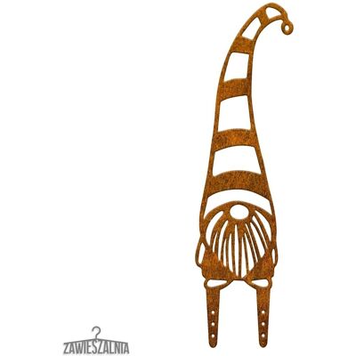 Záhradná dekorácia – trpaslík Mędrek XL 57 cm, oceľ Corten Záhradná dekorácia – trpaslík Mędrek XL 57 cm, oceľ Corten