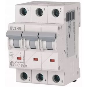 Eaton Nadprúdový istič C 16A 3P 6kA Eaton Nadprúdový istič C 16A 3P 6kA