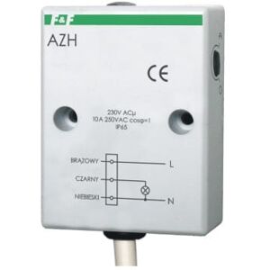 F&F; Filipowski Súmrak automatický 10A 230V 2-1000 lux IP65 F&F; Filipowski Súmrak automatický 10A 230V 2-1000 lux IP65