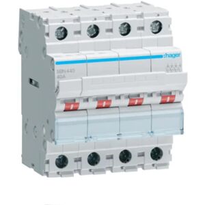 Hager Izolačný odpínač 3-Fázový 4P 40A 400V AC Hager Izolačný odpínač 3-Fázový 4P 40A 400V AC