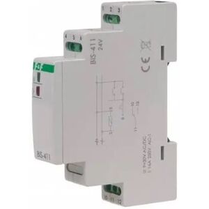 F&F; Filipowski Bistabilné relé na DIN lištu 16A BIS-411-24V F&F; Filipowski Bistabilné relé na DIN lištu 16A BIS-411-24V