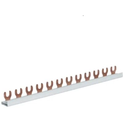 Hager Spojovacia koľajnica 1-pólový 12mod 10mm2 Hager Spojovacia koľajnica 1-pólový 12mod 10mm2