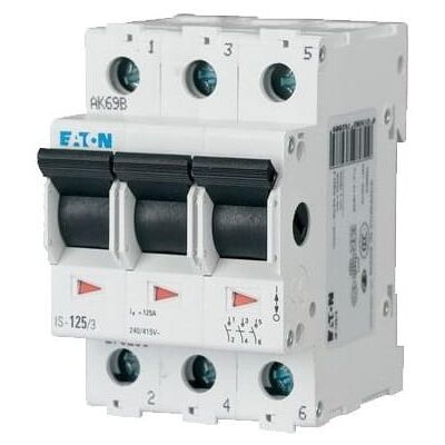 Eaton Odpojovač izolačného spínača 3-fázový 3P 63A 240V Eaton Odpojovač izolačného spínača 3-fázový 3P 63A 240V